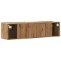Mueble TV de pared madera ingeniería roble artisan 120x30x30 cm von , TV-Möbel - Ref: Foro24-856021, Preis: 84,71 €, Rabatt: %