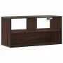 Mueble TV madera ingeniería y metal marrón roble 80x31x39,5 cm by , TV Furniture - Ref: Foro24-848928, Price: 47,15 €, Discou...