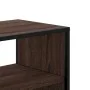 Mueble TV madera ingeniería y metal marrón roble 80x31x39,5 cm by , TV Furniture - Ref: Foro24-848928, Price: 47,15 €, Discou...