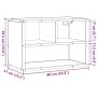 Mueble TV madera ingeniería y metal roble ahumado 60x31x39,5 cm | Tu tienda online para hogar, jardín y más Foro24.es