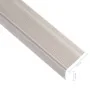 Perfiles de peldaños forma de L 5 uds aluminio champán 67 cm by , Stairs - Ref: Foro24-146799, Price: 31,33 €, Discount: %