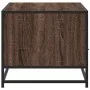 Mesa de centro madera ingeniería metal roble marrón 100x50x45cm de , Mesas de centro - Ref: Foro24-848788, Precio: 104,56 €, ...