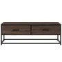 Mesa de centro madera ingeniería metal marrón 100x50x35 cm by , Coffee table - Ref: Foro24-848783, Price: 69,16 €, Discount: %