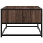 Mesa de centro madera ingeniería metal marrón 100x50x35 cm by , Coffee table - Ref: Foro24-848783, Price: 69,16 €, Discount: %