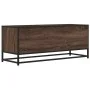Mueble TV metal y madera ingeniería marrón roble 100x34,5x40 cm de , Muebles TV - Ref: Foro24-848818, Precio: 90,79 €, Descue...