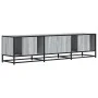 Mueble TV metal y madera ingeniería gris Sonoma 160x35x41 cm by , TV Furniture - Ref: Foro24-848847, Price: 113,81 €, Discoun...