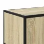 Mueble TV metal y madera ingeniería roble Sonoma 160x35x41 cm by , TV Furniture - Ref: Foro24-848845, Price: 109,69 €, Discou...