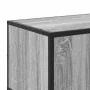 Mueble TV metal y madera ingeniería gris Sonoma 160x35x41 cm by , TV Furniture - Ref: Foro24-848847, Price: 113,81 €, Discoun...