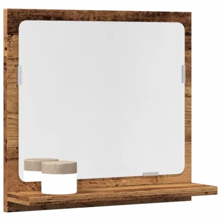 Espejo mueble de baño madera ingeniería envejecida 40x11x37 cm de , Tocadores de baño - Ref: Foro24-856187, Precio: 28,27 €, ...