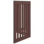 Puerta para perros plegable 3 paneles madera álamo marrón 150cm by , Dog kennels and fences - Ref: Foro24-352260, Price: 59,4...