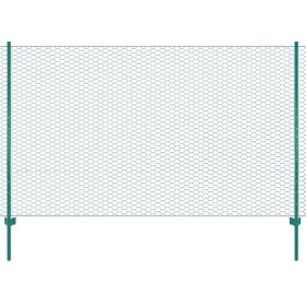 Valla de malla de alambre con postes de acero 25x1,5 m verde von , Zaunpaneele - Ref: Foro24-144606, Preis: 143,36 €, Rabatt: %