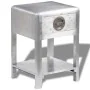 Mesita de estilo aviador con 1 cajón vintage | Tu tienda online para hogar, jardín y más Foro24.es