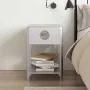Mesita de estilo aviador con 1 cajón vintage | Tu tienda online para hogar, jardín y más Foro24.es
