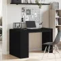 Escritorio de madera de ingeniería negro 123,5x73,5x75 cm by , Desks - Ref: Foro24-847983, Price: 118,93 €, Discount: %