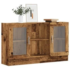 Aparador de madera ingeniería envejecida negro 120x30,5x70 cm von , Sideboards - Ref: Foro24-856164, Preis: 100,96 €, Rabatt: %