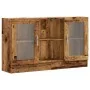 Aparador de madera ingeniería envejecida negro 120x30,5x70 cm de , Aparadores - Ref: Foro24-856164, Precio: 101,07 €, Descuen...