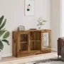 Aparador de madera ingeniería envejecida negro 120x30,5x70 cm de , Aparadores - Ref: Foro24-856164, Precio: 101,07 €, Descuen...