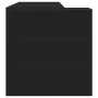 Escritorio de madera de ingeniería negro 123,5x73,5x75 cm by , Desks - Ref: Foro24-847983, Price: 118,93 €, Discount: %