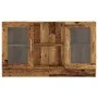 Aparador de madera ingeniería envejecida negro 120x30,5x70 cm de , Aparadores - Ref: Foro24-856164, Precio: 101,07 €, Descuen...