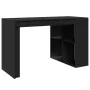 Escritorio de madera de ingeniería negro 123,5x73,5x75 cm by , Desks - Ref: Foro24-847983, Price: 118,93 €, Discount: %