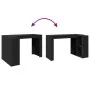 Escritorio de madera de ingeniería negro 123,5x73,5x75 cm by , Desks - Ref: Foro24-847983, Price: 118,93 €, Discount: %