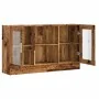 Aparador de madera ingeniería envejecida negro 120x30,5x70 cm de , Aparadores - Ref: Foro24-856164, Precio: 101,07 €, Descuen...