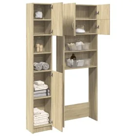 Juego de muebles de baño 2 pzas madera ingeniería roble Sonoma von , Zubehör für Waschmaschinen und Trockner - Ref: Foro24-33...