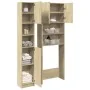 Juego de muebles de baño 2 pzas madera ingeniería roble Sonoma by , Accessories for washing machines and dryers - Ref: Foro24...
