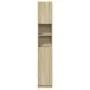 Juego de muebles de baño 2 pzas madera ingeniería roble Sonoma by , Accessories for washing machines and dryers - Ref: Foro24...