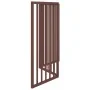 Puerta para perros plegable 3 paneles madera álamo marrón 150cm de , Casetas y cercados para perros - Ref: Foro24-352198, Pre...