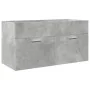 Juego muebles de baño 4 pzas madera contrachapada gris hormigón by , Bathroom furniture - Ref: Foro24-3324881, Price: 288,80 ...
