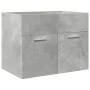Juego muebles de baño 4 pzas madera contrachapada gris hormigón by , Bathroom furniture - Ref: Foro24-3324883, Price: 196,58 ...