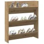 Zapatero de pared madera ingeniería roble artisan 80x18x90 cm by , Shoe racks and shoe organizers - Ref: Foro24-856545, Price...