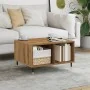 Mesa de centro madera de ingeniería roble artisan 60x50x36,5 cm by , Coffee table - Ref: Foro24-857337, Price: 58,30 €, Disco...