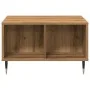 Mesa de centro madera de ingeniería roble artisan 60x50x36,5 cm by , Coffee table - Ref: Foro24-857337, Price: 58,30 €, Disco...