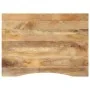 Tablero escritorio con curva madera mango rugosa 110x80x2,5 cm by , Table tops - Ref: Foro24-370206, Price: 133,48 €, Discoun...