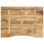 Tablero escritorio con curva madera mango rugosa 110x80x2,5 cm by , Table tops - Ref: Foro24-370206, Price: 133,48 €, Discoun...