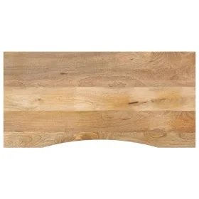 Tablero escritorio con curva madera mango rugosa 140x60x2,5 cm by , Table tops - Ref: Foro24-370204, Price: 137,59 €, Discoun...