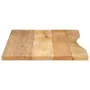 Tablero escritorio con curva madera mango rugosa 140x60x2,5 cm by , Table tops - Ref: Foro24-370204, Price: 137,59 €, Discoun...