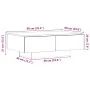 Mesa de centro madera ingeniería madera envejecida 90x60x31 cm by , Coffee table - Ref: Foro24-856570, Price: 105,28 €, Disco...