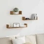 Estantes pared 3 unidades madera ingeniería roble artisan by , Shelves and shelves - Ref: Foro24-855793, Price: 29,26 €, Disc...
