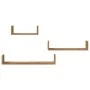 Estantes pared 3 unidades madera ingeniería roble artisan by , Shelves and shelves - Ref: Foro24-855793, Price: 29,26 €, Disc...