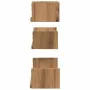 Estantes pared 3 unidades madera ingeniería roble artisan by , Shelves and shelves - Ref: Foro24-855793, Price: 29,26 €, Disc...