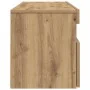 Mueble de TV luces LED madera roble artisan 120x35x40 cm by , TV Furniture - Ref: Foro24-856306, Price: 102,35 €, Discount: %