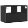 Mueble de TV metal y madera de ingeniería negro 60x31x39,5 cm | Tu tienda online para hogar, jardín y más Foro24.es