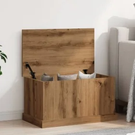 Caja de almacenaje madera ingeniería roble artisan 70x40x38 cm by , Storage trunks - Ref: Foro24-857162, Price: 81,19 €, Disc...
