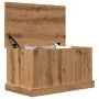 Caja de almacenaje madera ingeniería roble artisan 70x40x38 cm by , Storage trunks - Ref: Foro24-857162, Price: 81,19 €, Disc...