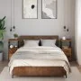 Mesitas de noche 2 ud madera ingeniería envejecida 34x35,5x70cm by , Nightstands - Ref: Foro24-857251, Price: 116,33 €, Disco...