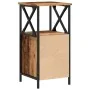 Mesitas de noche 2 ud madera ingeniería envejecida 34x35,5x70cm by , Nightstands - Ref: Foro24-857251, Price: 116,33 €, Disco...
