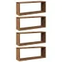 Estantes cubo de pared 4 uds madera envejecida 60x15x23 cm by , Shelves and shelves - Ref: Foro24-856587, Price: 47,72 €, Dis...
